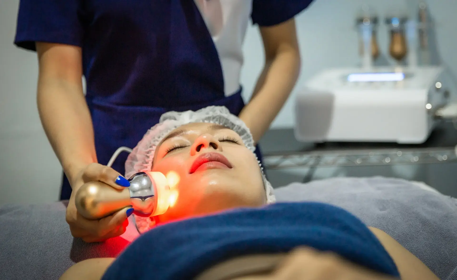 Laser skin resurfacing treatment